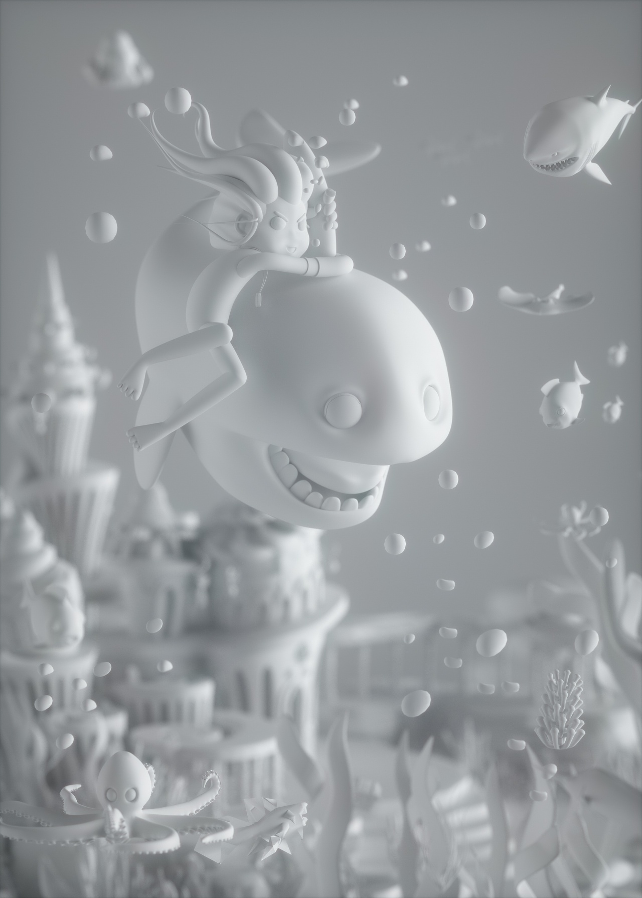 C4D 插画转三维(图3)